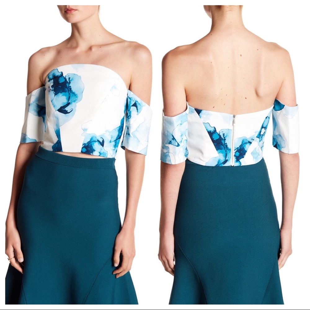 Keepsake the Label Sublime Print Bodice Crop Top - Picture 3 of 8